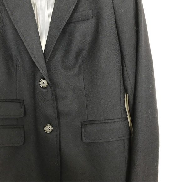 J. Crew Navy Wool Schoolboy Blazer 2 Button 4T - Picture 4 of 8
